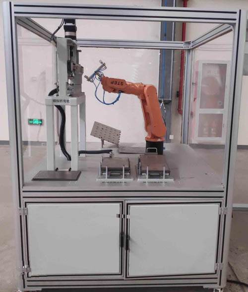 HYZW-01工業(yè)機(jī)器人鈑金折彎工作站